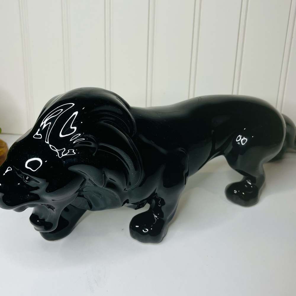 VINTAGE CERAMIC LION - Picture 5 of 6